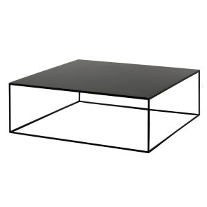 Mesa de centro negra metálica Grub 90x90x35