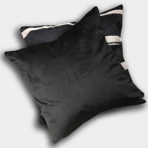 Cojín Negro Terciopelo 45×45
