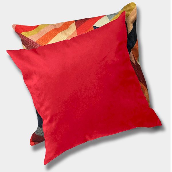 Cojín Terciopelo Rojo 40×40
