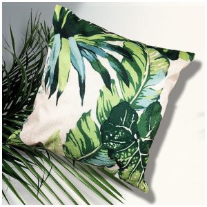 Cojín Tropical Lino 45×45