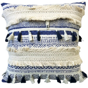 Cojín Boho Flecos 45×45