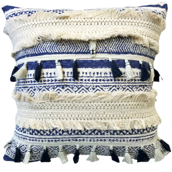 Cojín Boho Flecos 45×45