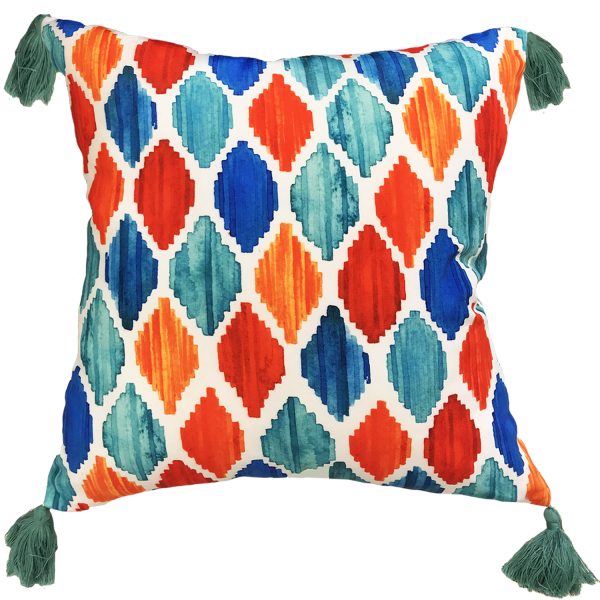 Cojín Rombos Multicolor 45×45