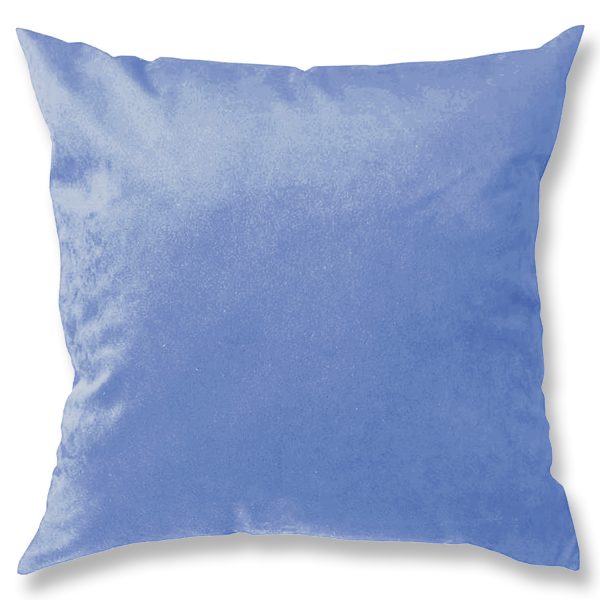Cojín Celeste Terciopelo 40×40