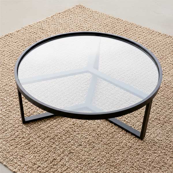 Mesa de Centro Goslar Negro Vidrio 90x35 - Imagen 4