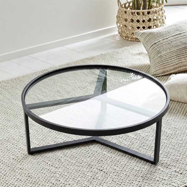 Mesa de Centro Goslar Negro Vidrio 90x35 - Imagen 8