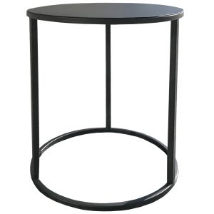 Mesa auxiliar metálica NES color Negro