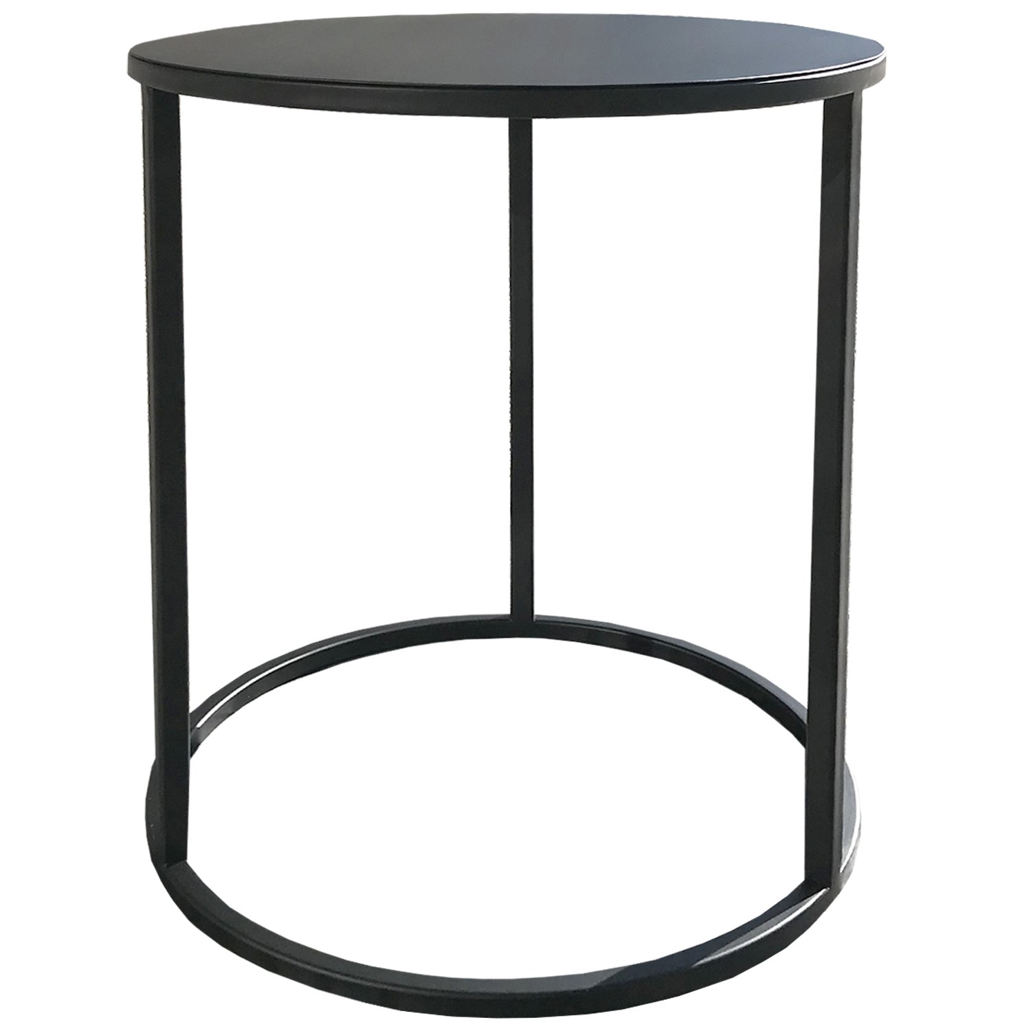 Mesa auxiliar metálica NES color Negro