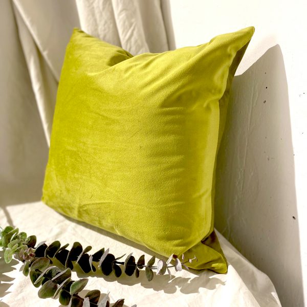 Cojín Terciopelo Verde 40×40