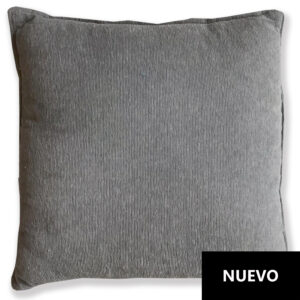 Cojín Chenille Gris 50×50