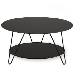 Mesa de centro Askim 80×41 Negro