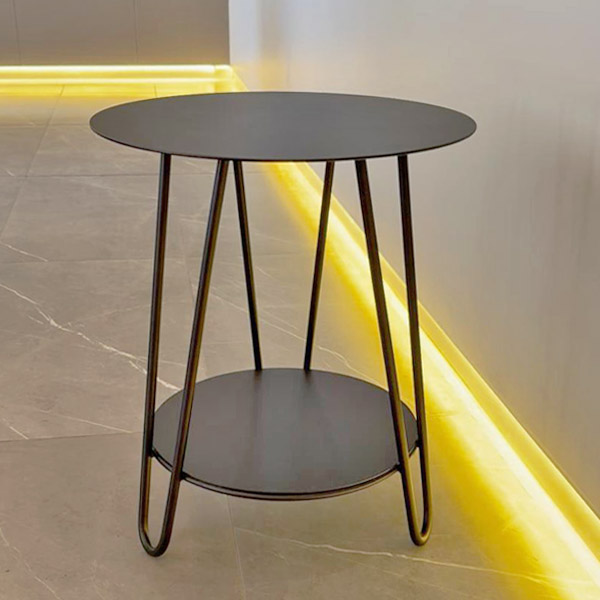 Mesa Lateral Metálica Askim 43x51 - Imagen 2