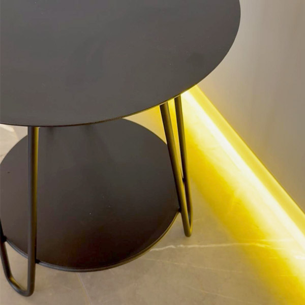 Mesa Lateral Metálica Askim 43x51 - Imagen 3