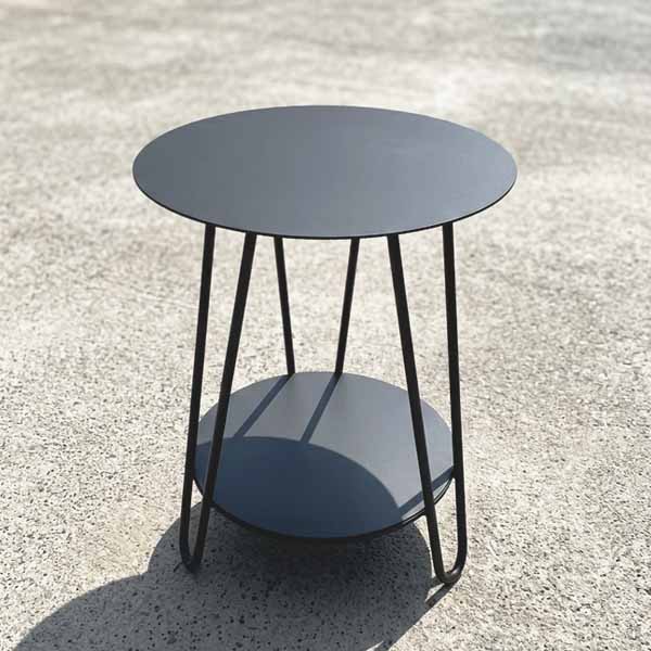 Mesa Lateral Metálica Askim 43x51 - Imagen 5