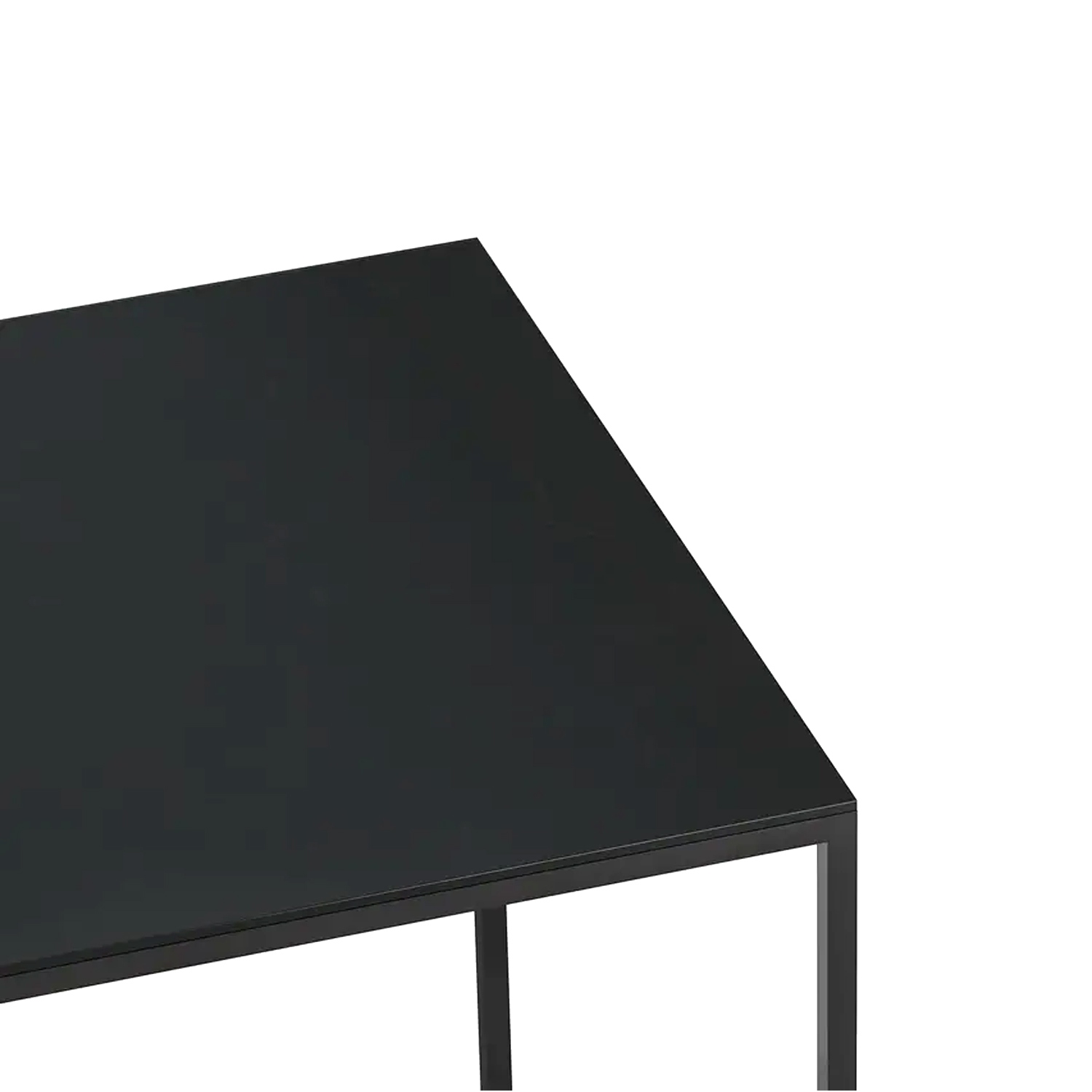 Mesa Centro Leknes color negro detalle superior