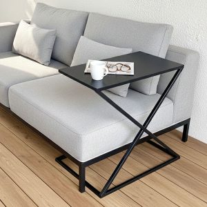 Mesa Auxiliar Metálica Tubinga / Colores 50x30x50