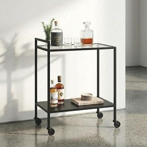Carro Bar Metálico Arset 60x30x75