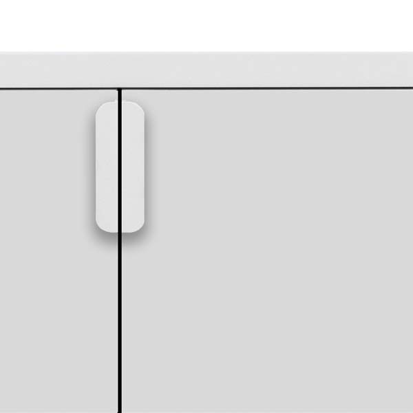 Arrimo Estante Metálico Vatne Blanco 140x40x80 - Imagen 8