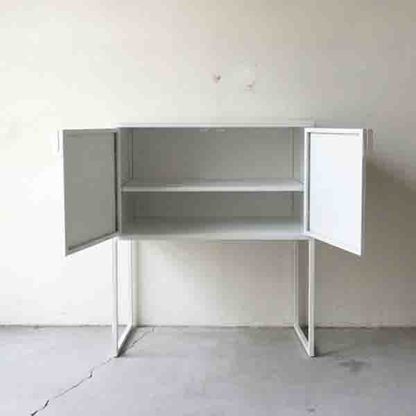 Arrimo Estante Metálico Vatne Blanco 140x40x80 - Imagen 5