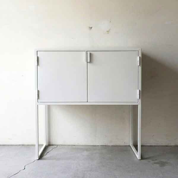 Arrimo Estante Metálico Vatne Blanco 140x40x80 - Imagen 4