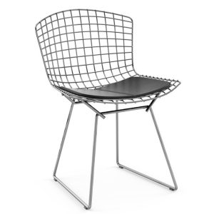 Silla Bertoia Wire Metálica Negra