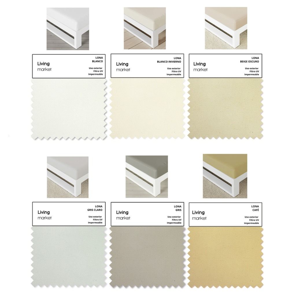 Set Muebles Terraza Mons Blanco / Colores - Imagen 8