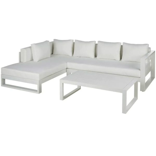 Mueble de terraza Mons Blanco vista de frente