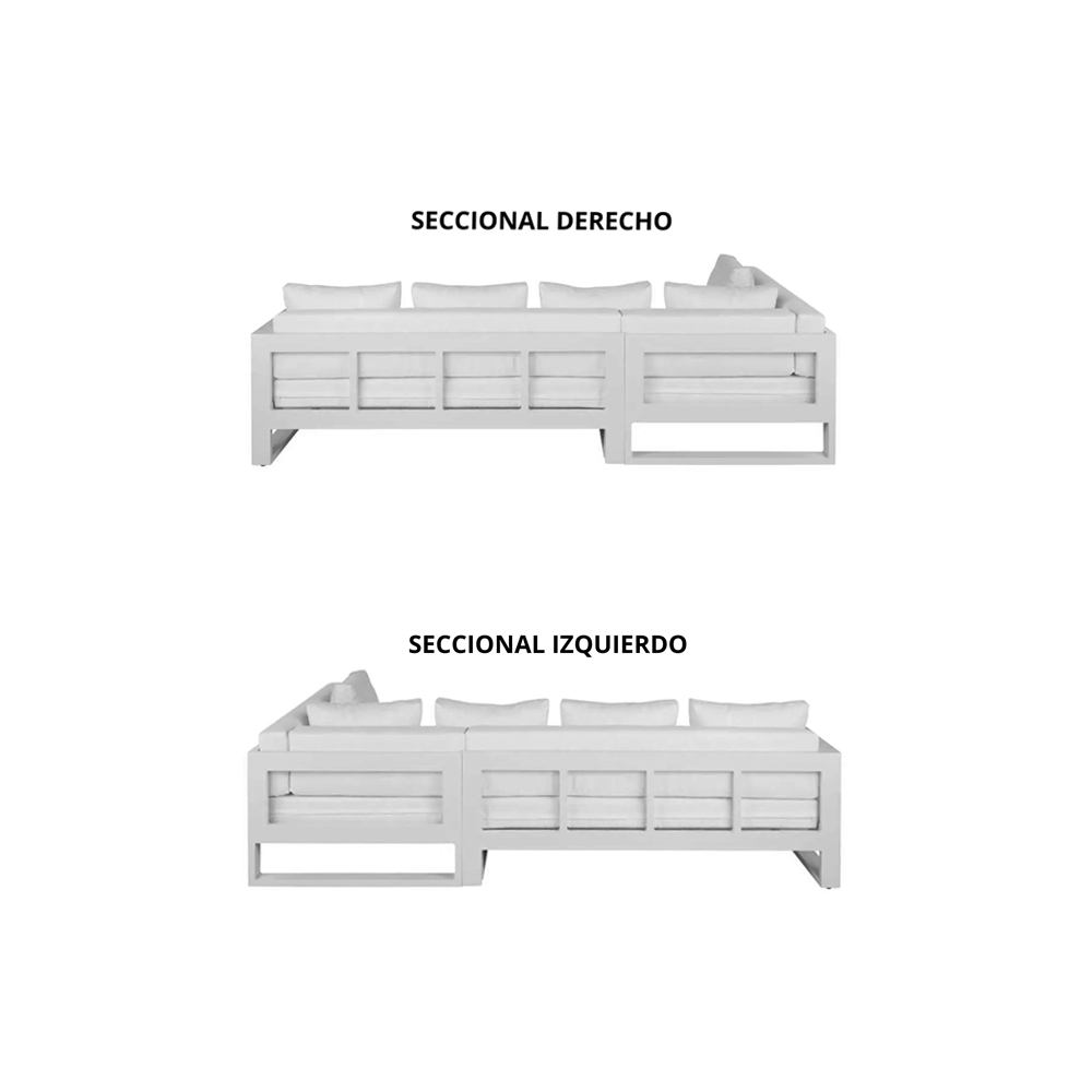 Set Muebles Terraza Mons Blanco / Colores - Imagen 7