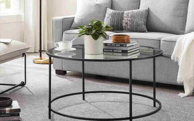 Mesa de Centro Negra: Elegancia y Funcionalidad