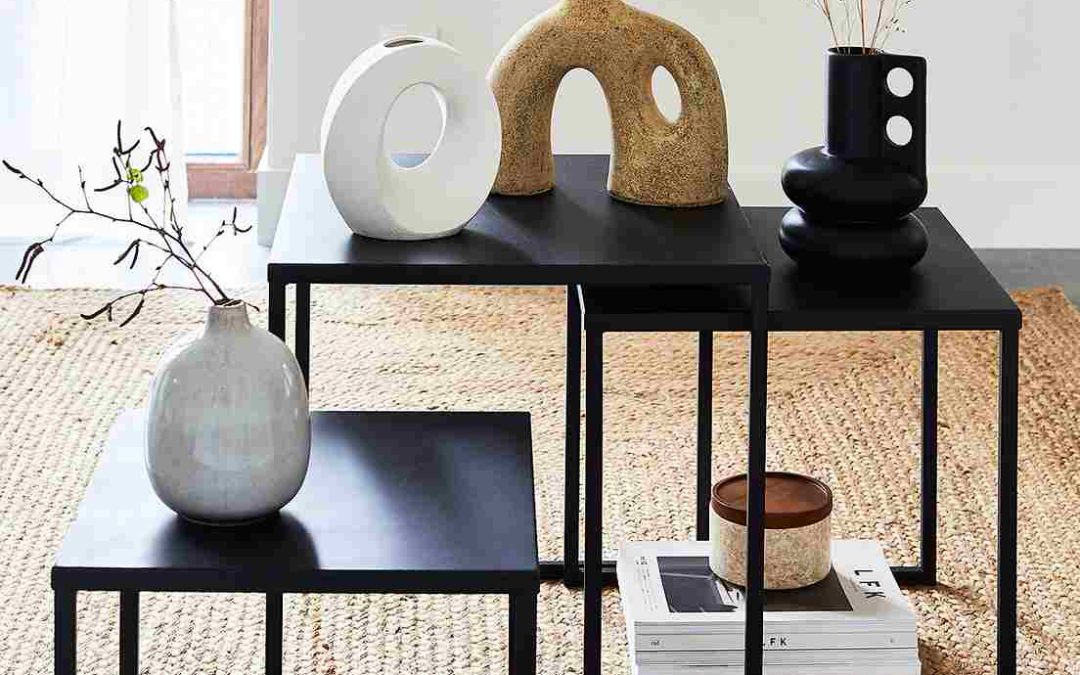 Mesas nido: elegancia funcional para espacios modernos