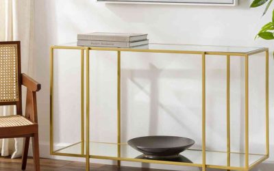 El arrimo dorado: una pieza que eleva la elegancia de tu hogar