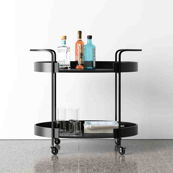 Carro Bar Metálico Larisa 87x44x81 - Imagen 2