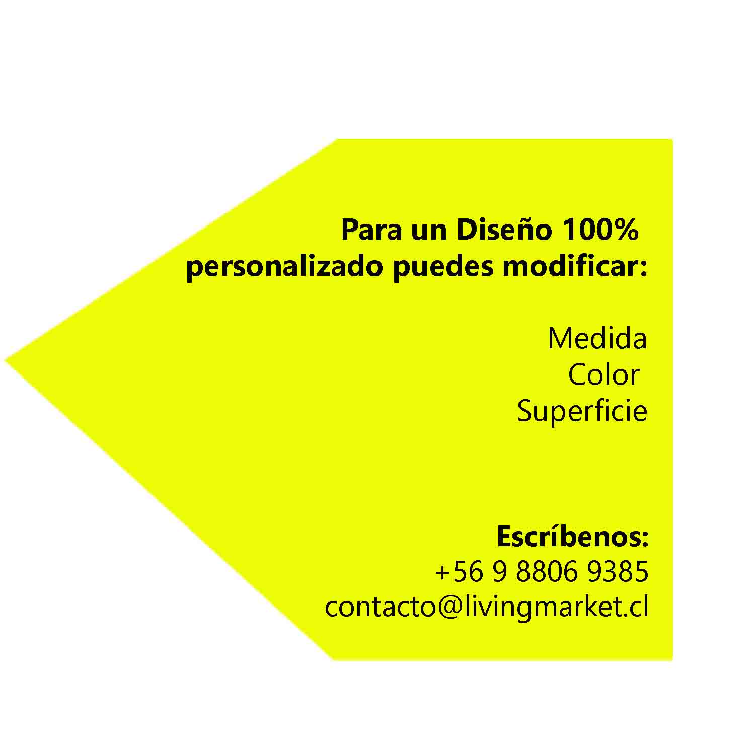 Etiqueta de personalización de productos