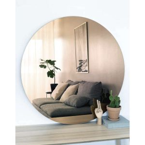 Espejo Circular Grou Bronce
