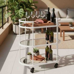 Carro Bar Lipno Blanco