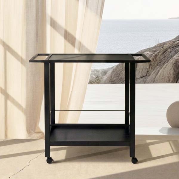 Carro Bar Metálico Maasi 87x40x80