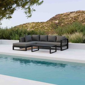 Set Muebles Terraza Mons Negro / Colores