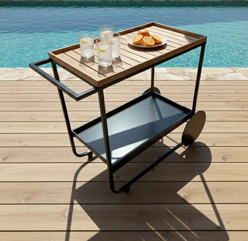 Carro Bar Varel vista angular superior