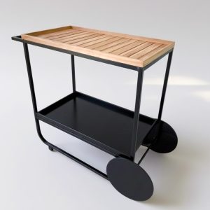 Carro Bar Metálico Varel 80x45x80